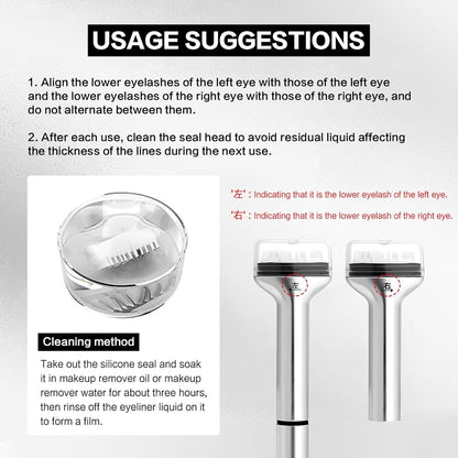 Reusable Lower Eyelash Stamps Kit