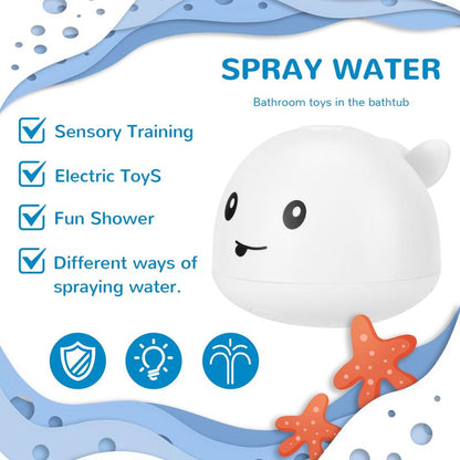 Colorful Octopus Sprinkler Bath Toy – Auto-Sensing Fountain & Lights