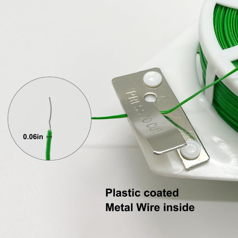Garden Twist Tie Roll – Durable PE-Coated Plant