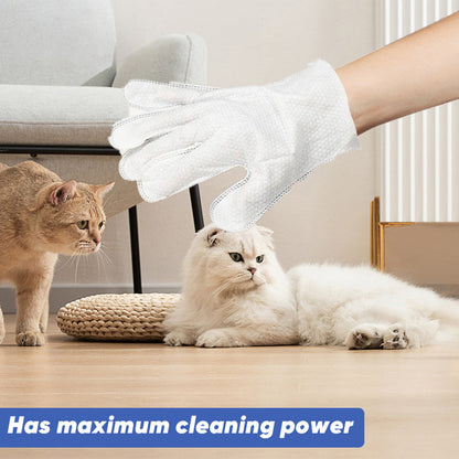 Pet Glove Wipes for Dogs & Cats