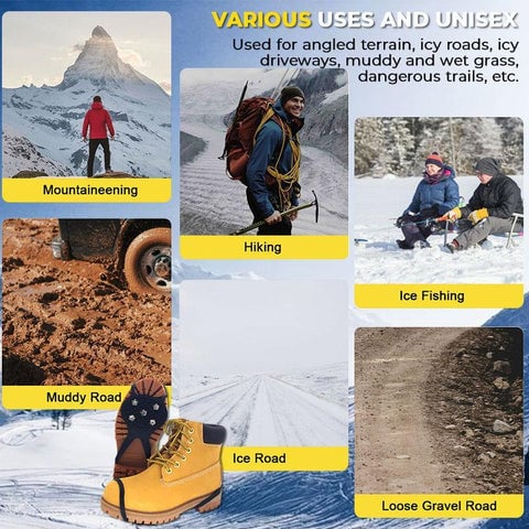 ⛄️Winter Sale ❄️Universal Non-Slip Gripper Spikes🥾