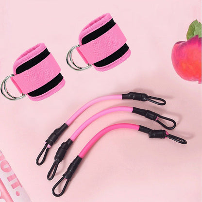 Ankle Fitness Belt(3pcs:10, 20, 30LB Each with One Pair of Ankle Strap)