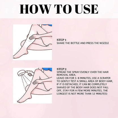 Smooth as Honey: Mousse Hair Removal Spray