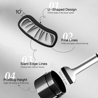 Reusable Lower Eyelash Stamps Kit