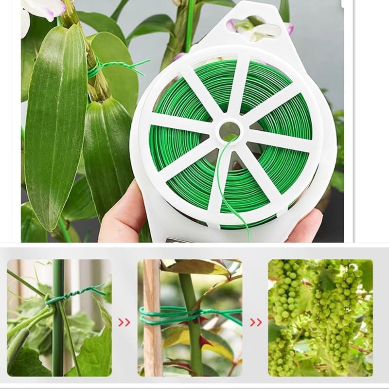 Garden Twist Tie Roll – Durable PE-Coated Plant