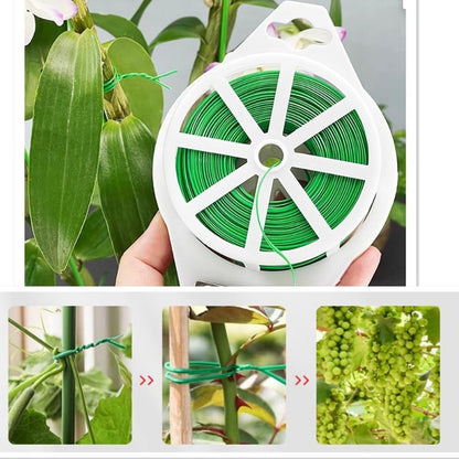 Garden Twist Tie Roll – Durable PE-Coated Plant