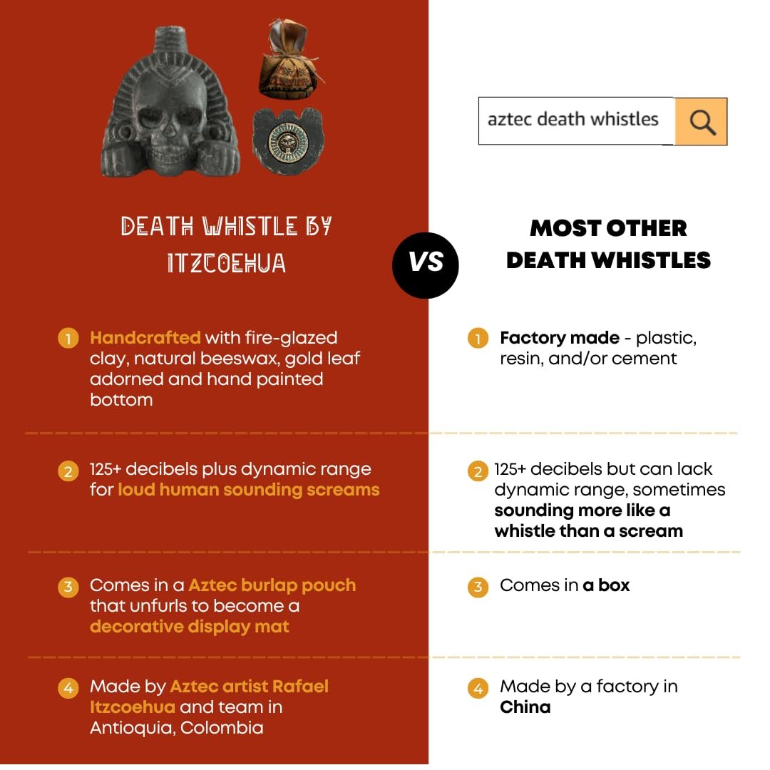 Real Screaming Aztec Death Whistle