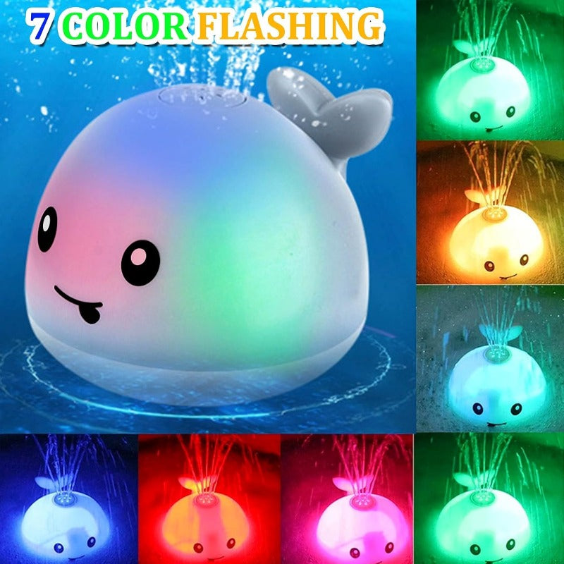 Rechargeable Whale Light-Up Bath Toy