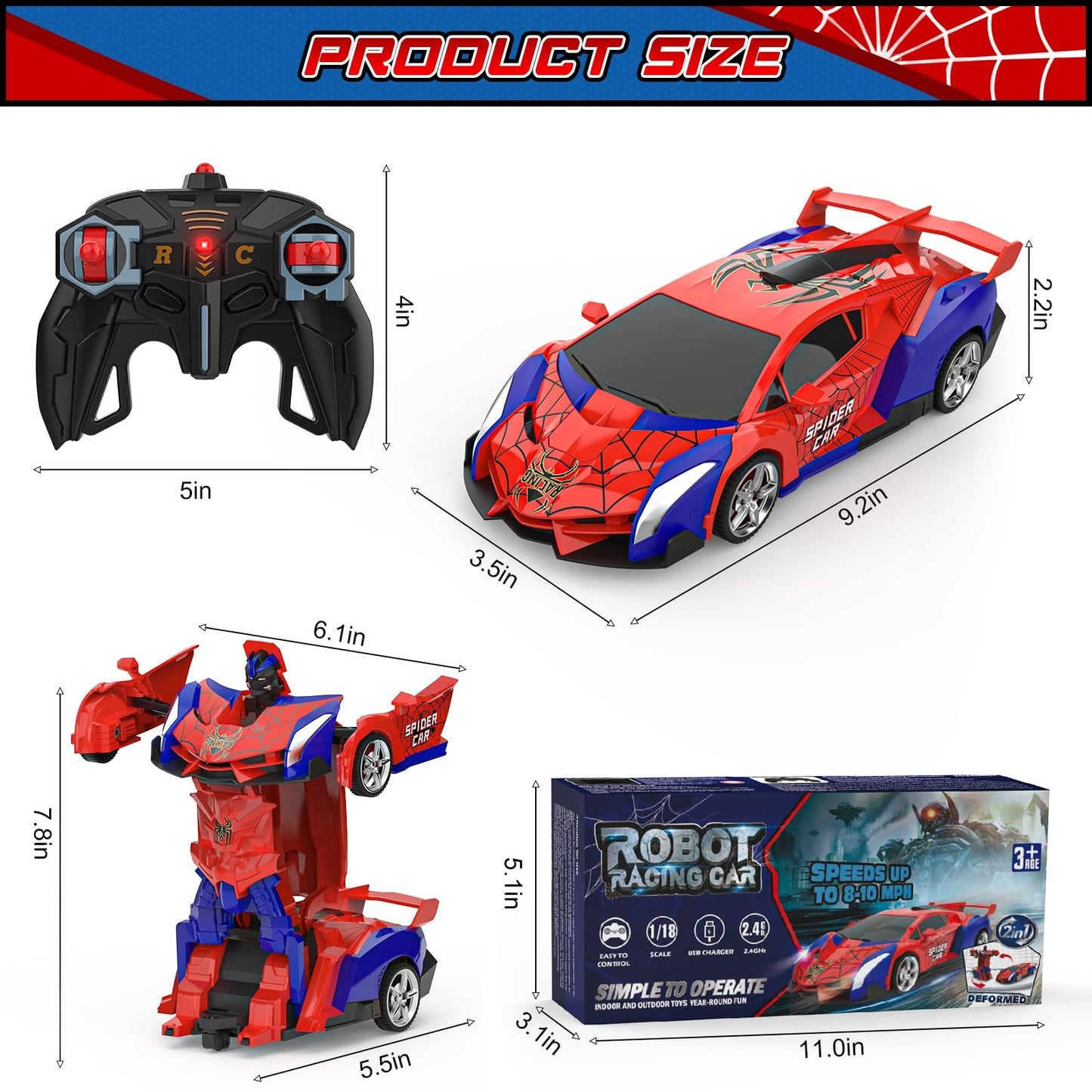 Transform Easter RC Cars for Boys