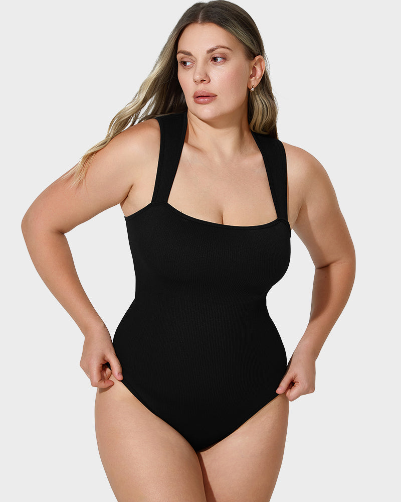 Sleeveless Tummy Control Tank Tops Bodysuits