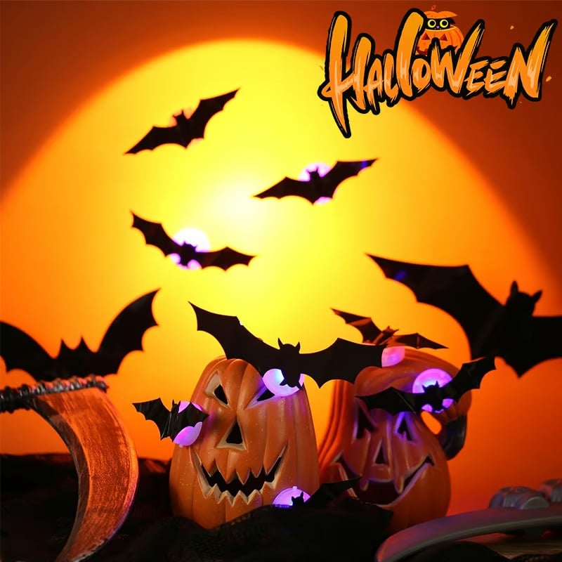 🦇Halloween 3D Lighted Bats