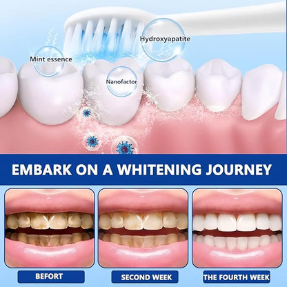Hydroxyapatite Toothpaste 7.5% for Enamel Teeth Whitening Refreshing Flavor Fluorid