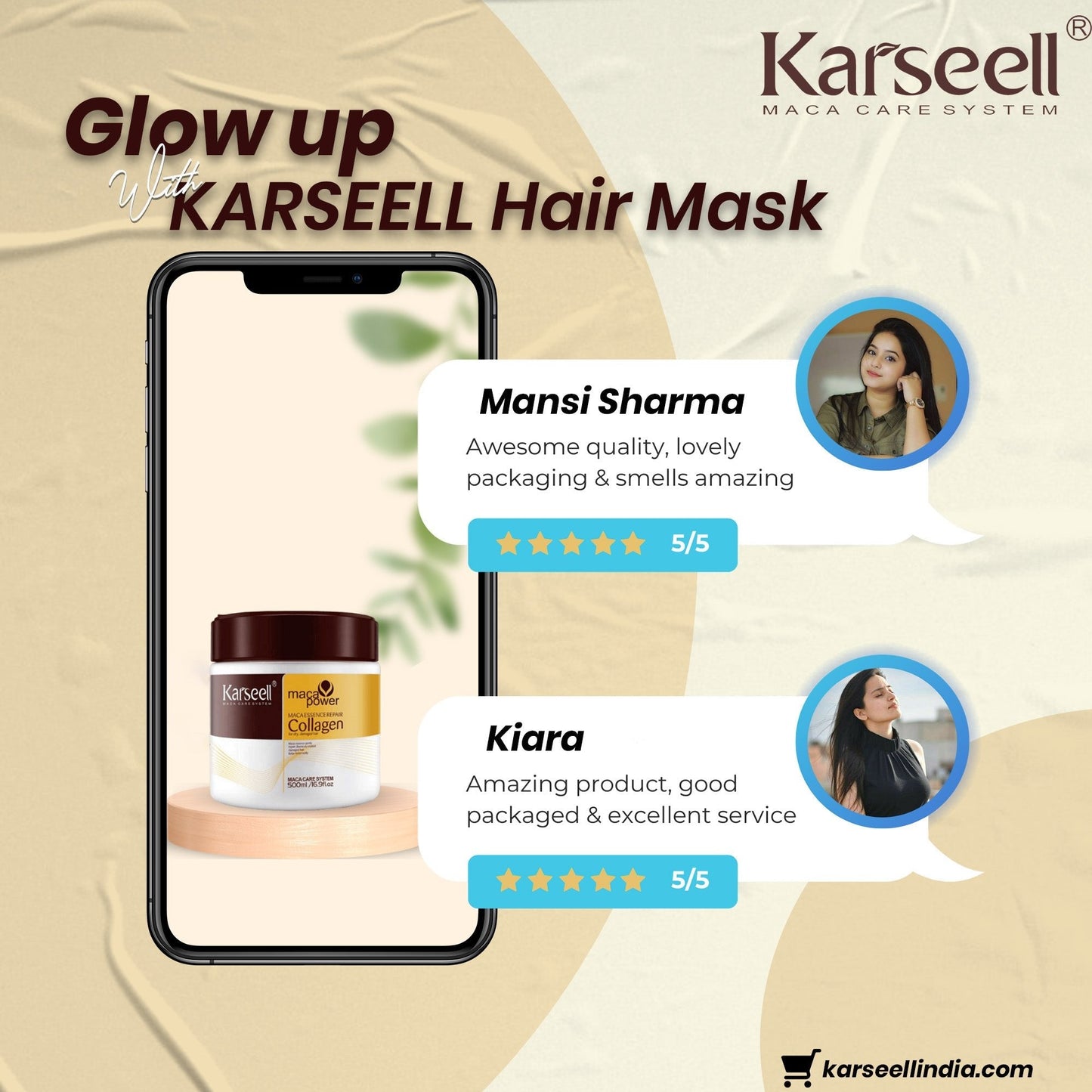 Hot Sale 49% OFF  Karseell Maca Power Collagen Hair Mask
