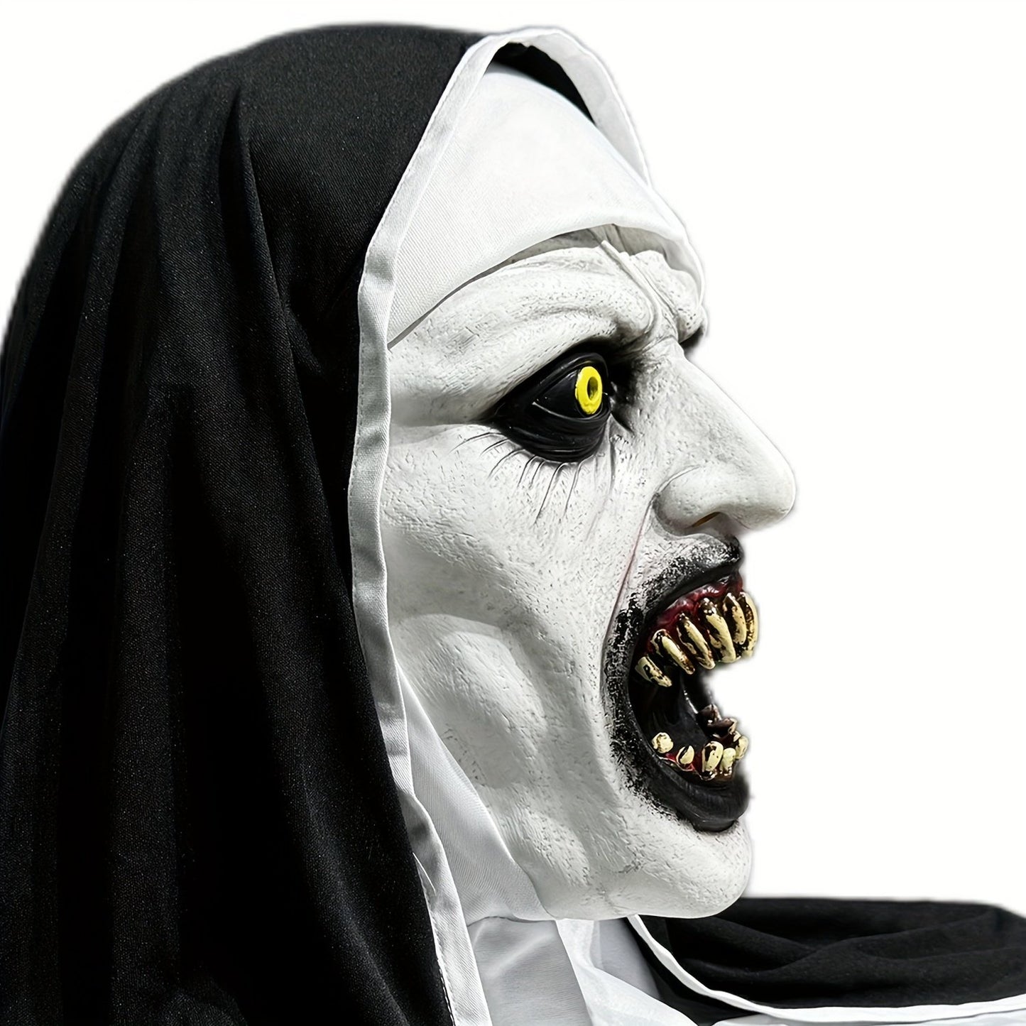 ✨Horror Latex Nun Mask😈