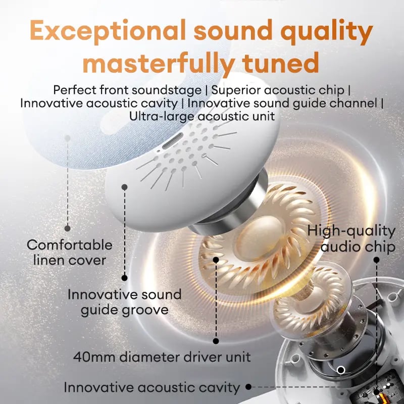 💥Ultra-thin Bluetooth sleep aid speaker