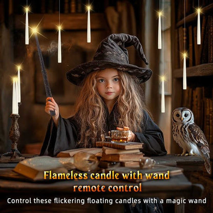 Lumos Magic Candles with Wand 🎃🪄