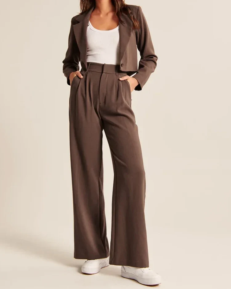 Elegant Wide-Leg Pants