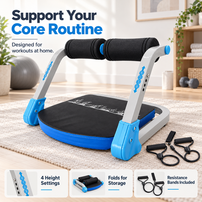 Lazzda Assisted Sit-Up & Ab Trainer