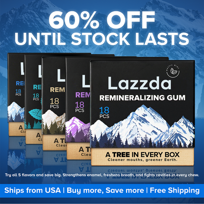 Mint Remineralizing Gum Snack Bubblegum