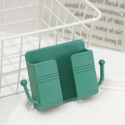 Wall Mount Phone Holder Adhesive Wall Phone Mount Charging Stand and Remote