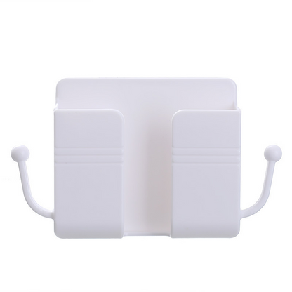 Wall Mount Phone Holder Adhesive Wall Phone Mount Charging Stand and Remote