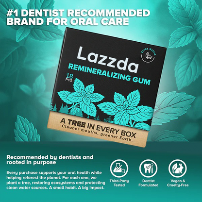 Mint Remineralizing Gum Snack Bubblegum