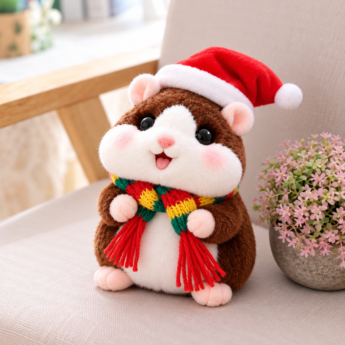✨Talking Hamster Plush – repeats whatever you say, auto head-shaking, hilarious fun for kids & adults.🎁