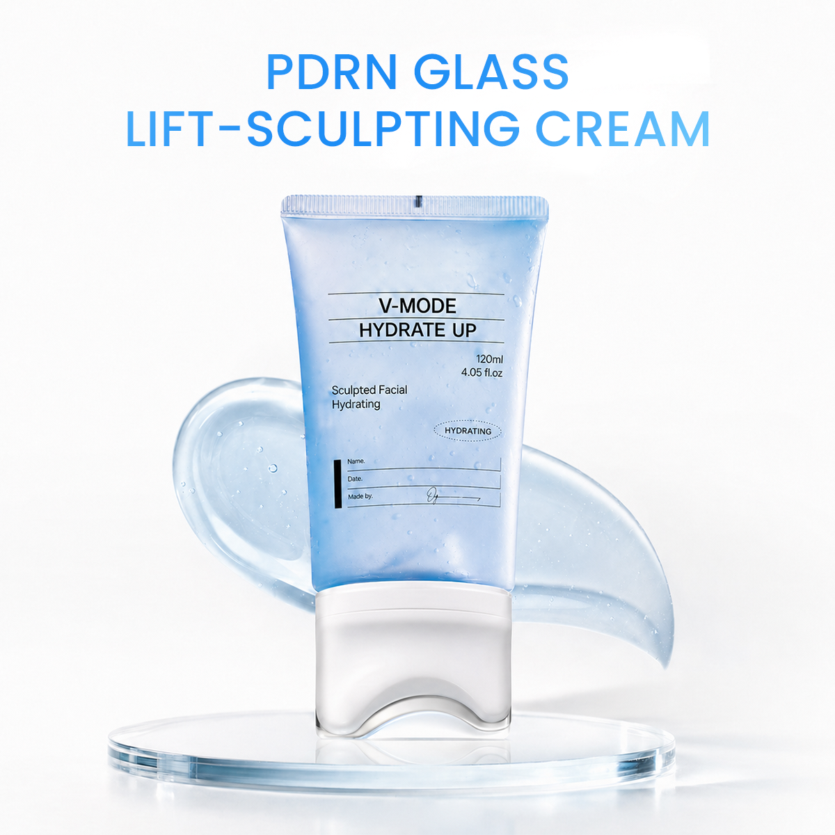 PDRN Peptide Glow Face Cream with Gua Sha