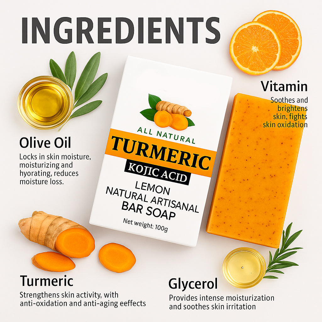 Savon au curcuma