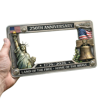 🗽🇺🇸 250th Anniversary Commemorative License Plate Frame🚗