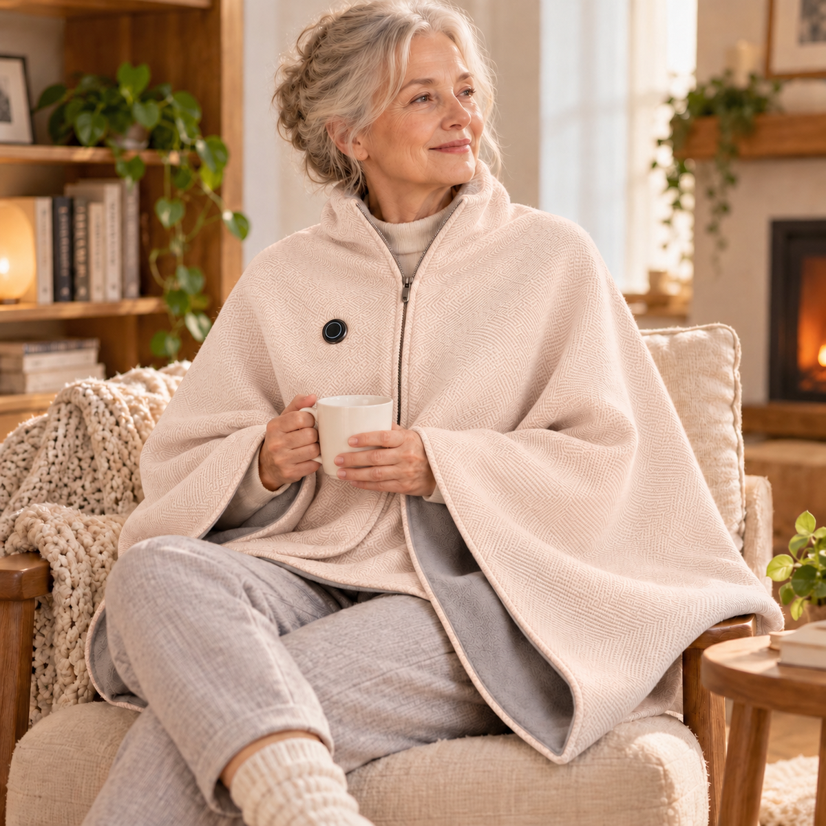 ❄️Heated Wearable Blanket – Stay Warm at Your Desk Without Bulky Layers 🔥