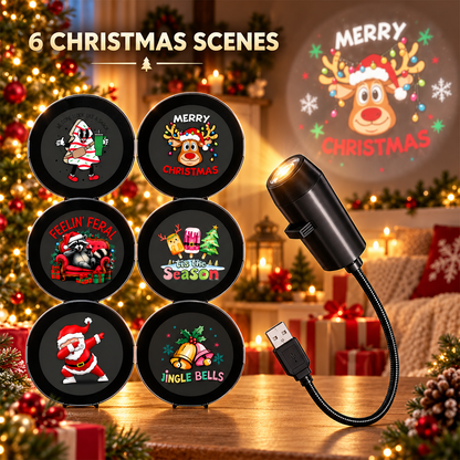Plug‑and‑Play HD Holiday Projector, Multi‑Scene Projection Light for Christmas, Halloween & Faith‑Themed Decor 2026