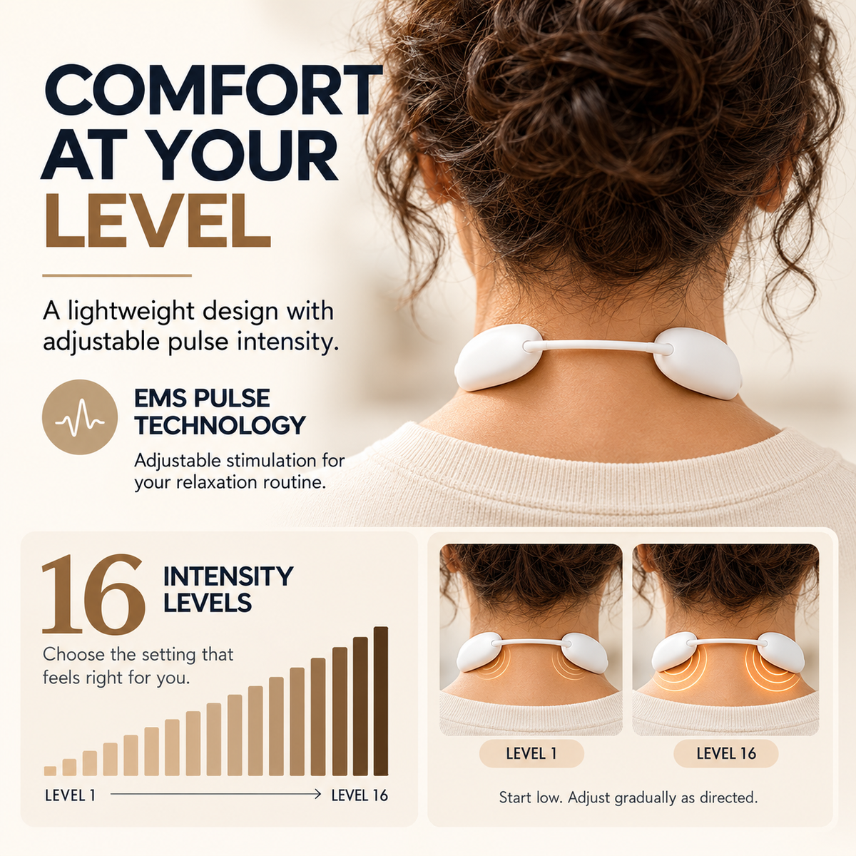Neck Relaxer with Heat, Cordless