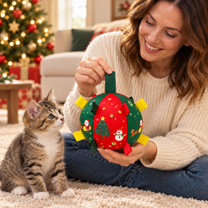Christmas Cat Ball