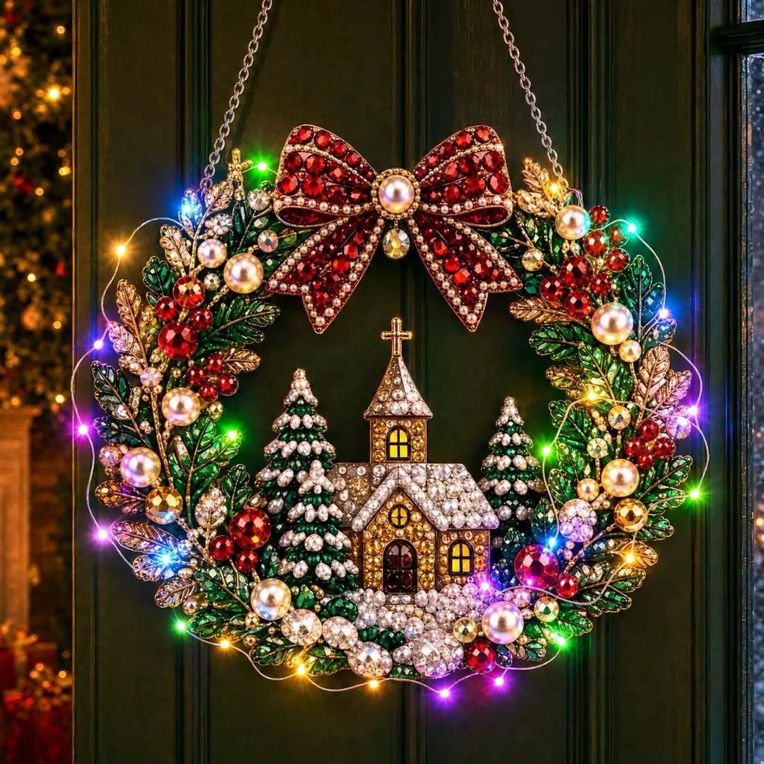 Christmas Diamond Painting Ornament Kit – 18 Designs