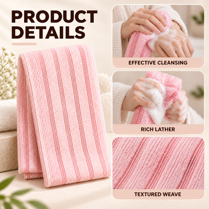 Exfoliating Shower Towels – Soft & Quick-Dry