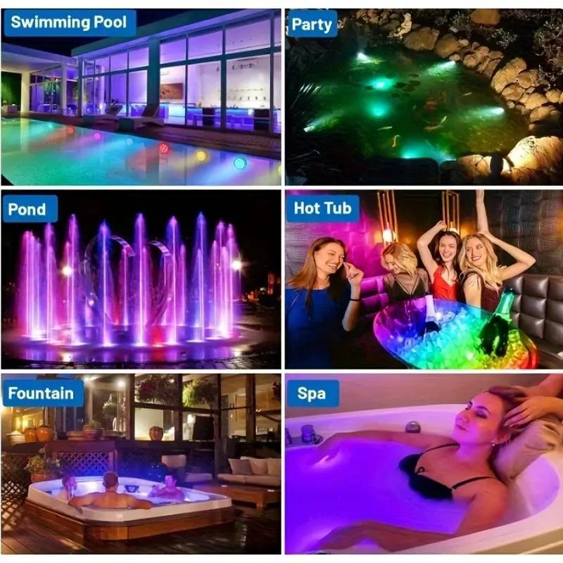 LAZZDA Remote Controlled  LED Pool Light