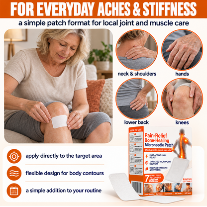 Advanced Microneedle Patches — Targeted Comfort for Everyday Movement
