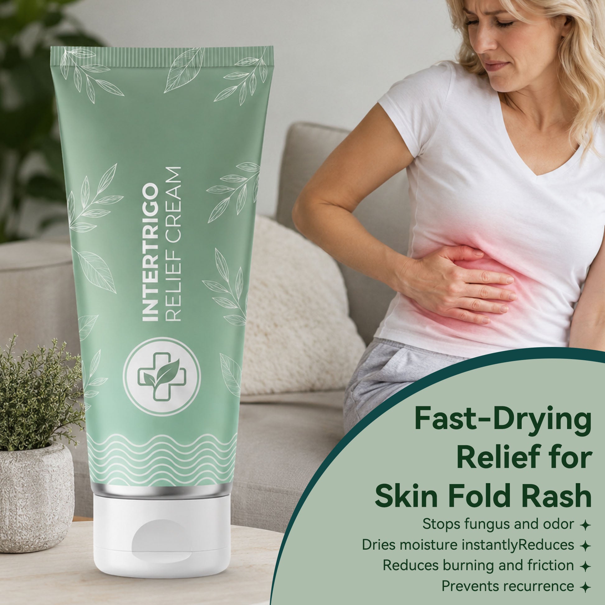 Intertrigo Relief Cream – Lazzda