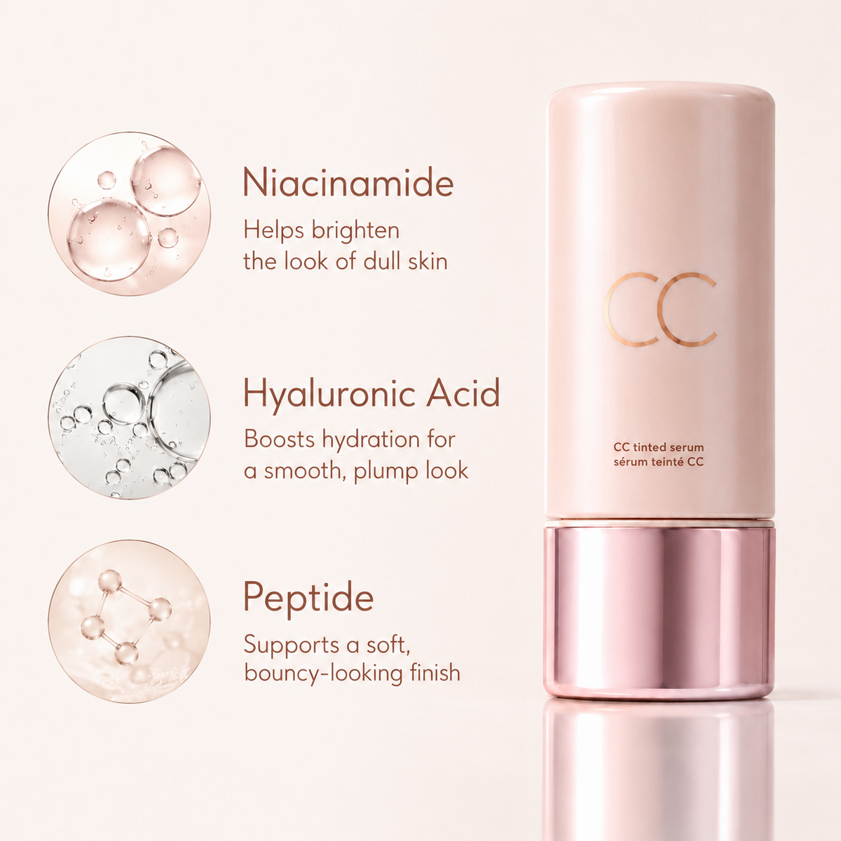 Lazzda CC color-correcting tinted serum