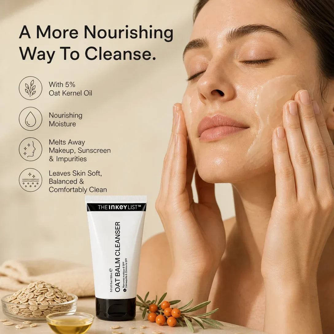 5% Oat Oil Gentle Makeup & Sunscreen Cleansing Balm