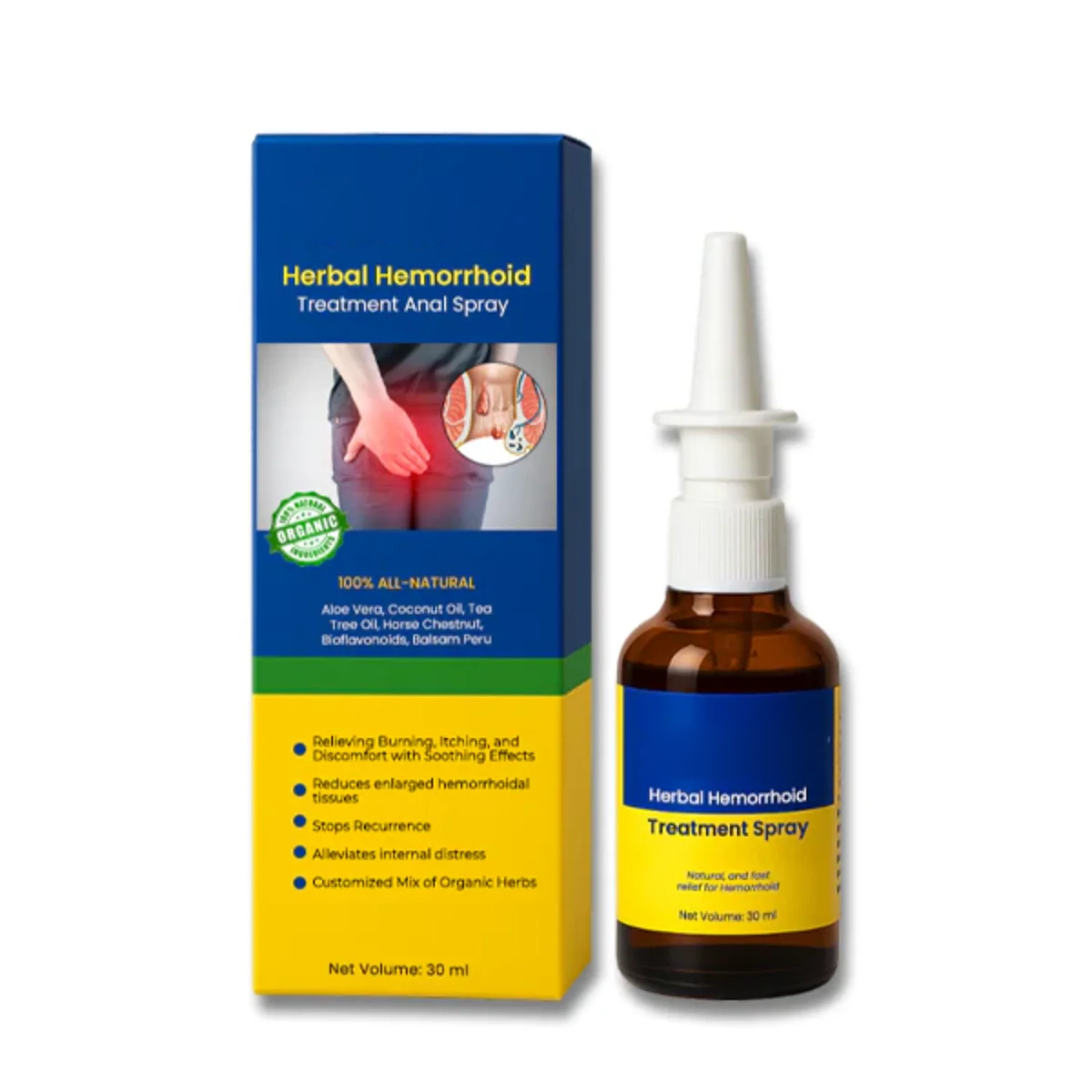Aid Plus Herbal Hemorrhoid Spray