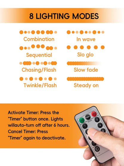 🎃Hanging Swing Ghost Halloween Decor with String Lights👻