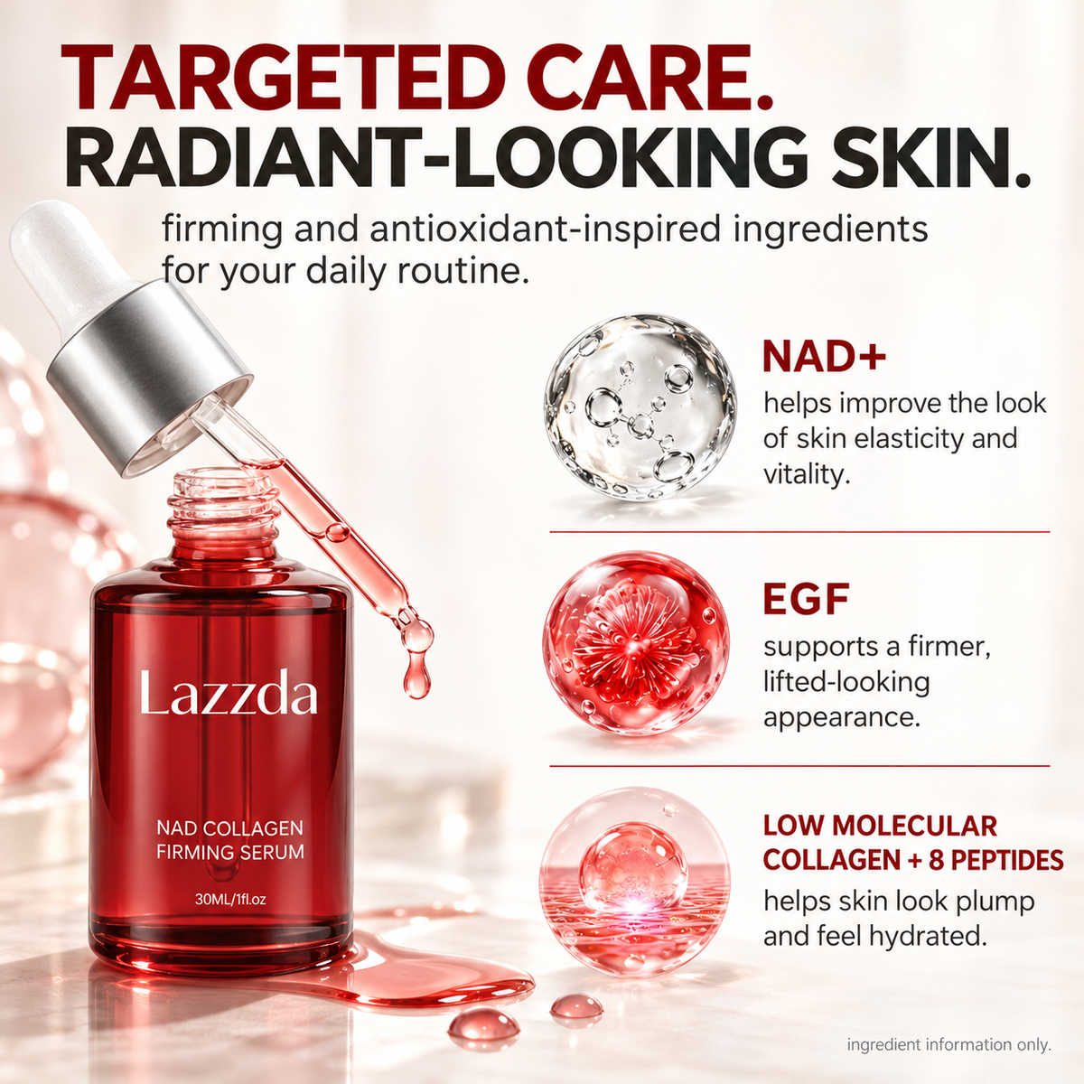 Lazzda NAD+ Firming Serum