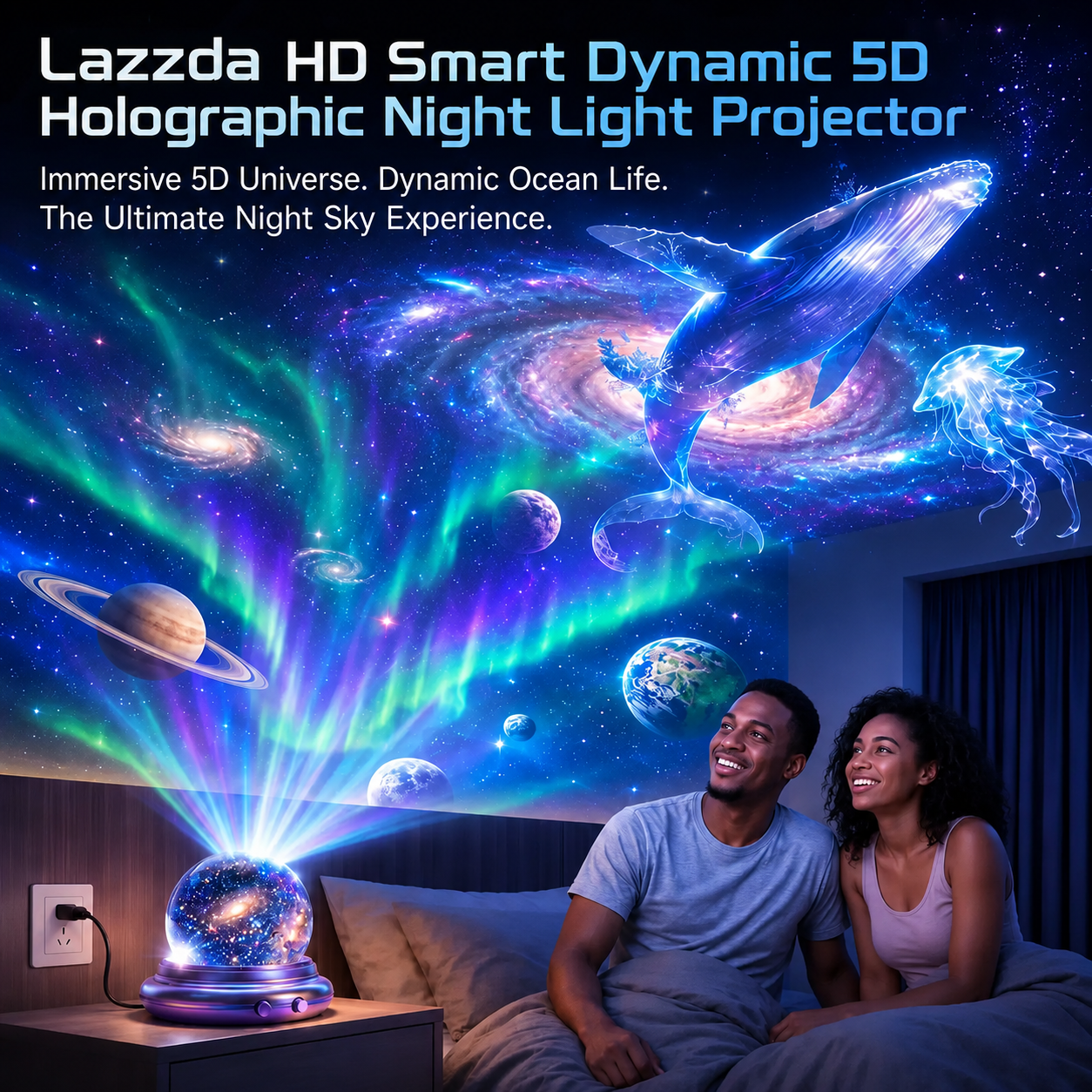 Lazzda Night Light Projector
