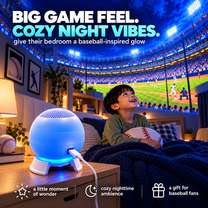 ⚾🏆 Baseball Stadium 5D Projection Light – Transform Any Room Into Game Day