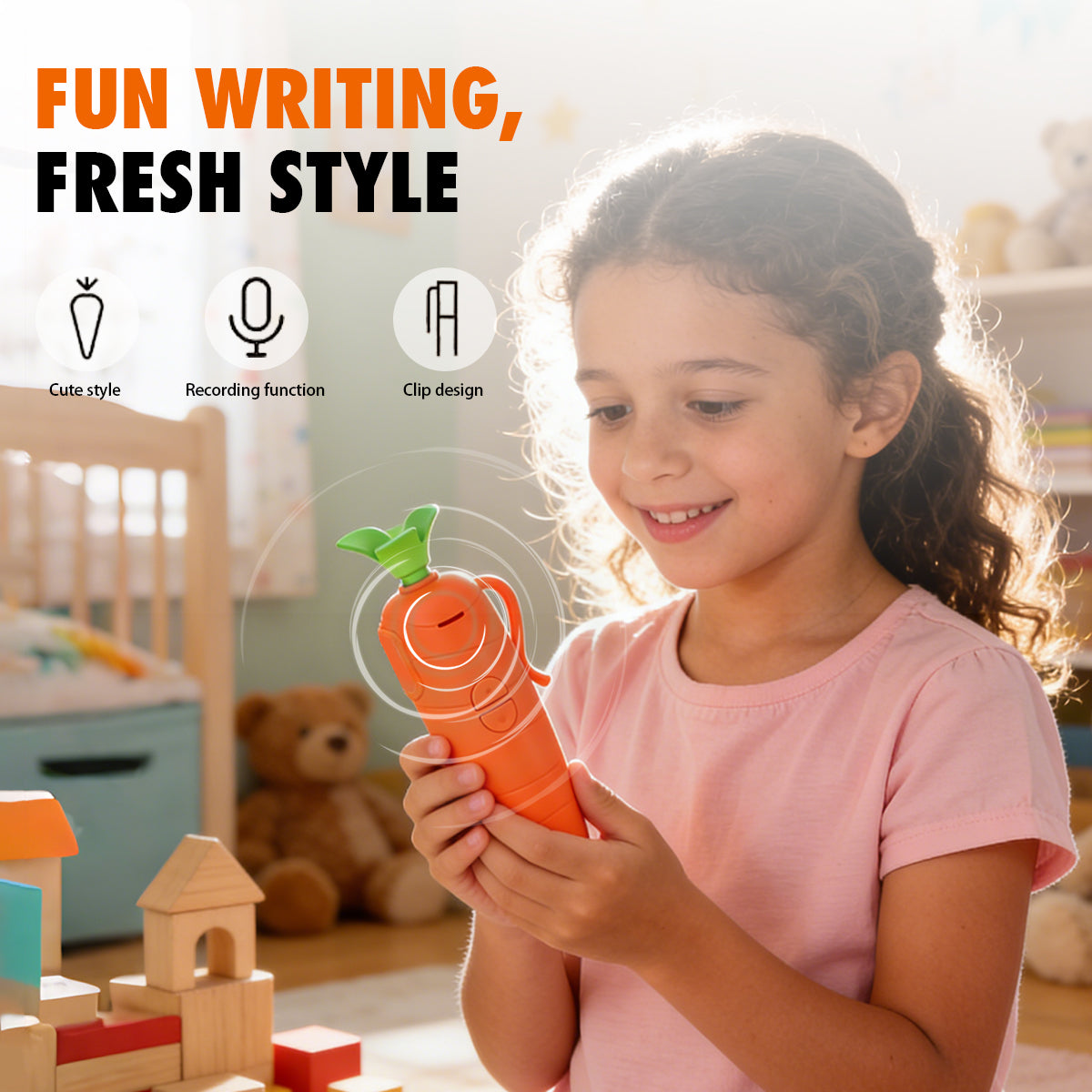 Lazzda Carrot Recorder Pen