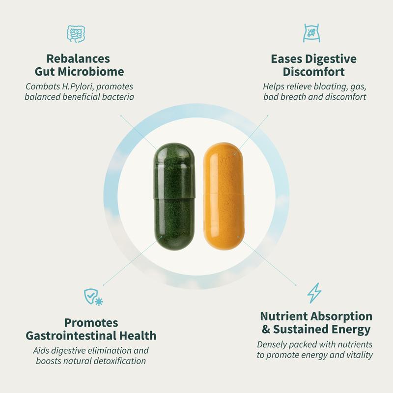 Gut Reset Bundle - Gut Health + Spirulina & Chlorella