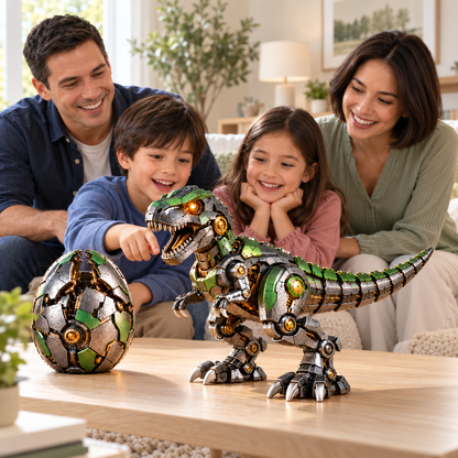 Mechanical T-Rex Egg – From Mysterious Egg to Mighty Robotic Dinosaur! 🥚⚙️✨