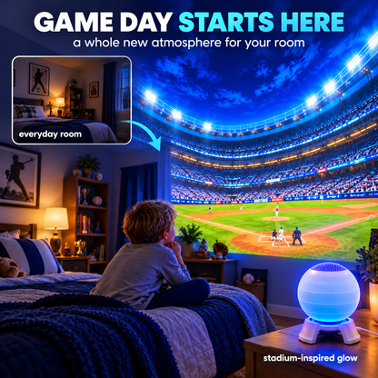 ⚾🏆 Baseball Stadium 5D Projection Light – Transform Any Room Into Game Day